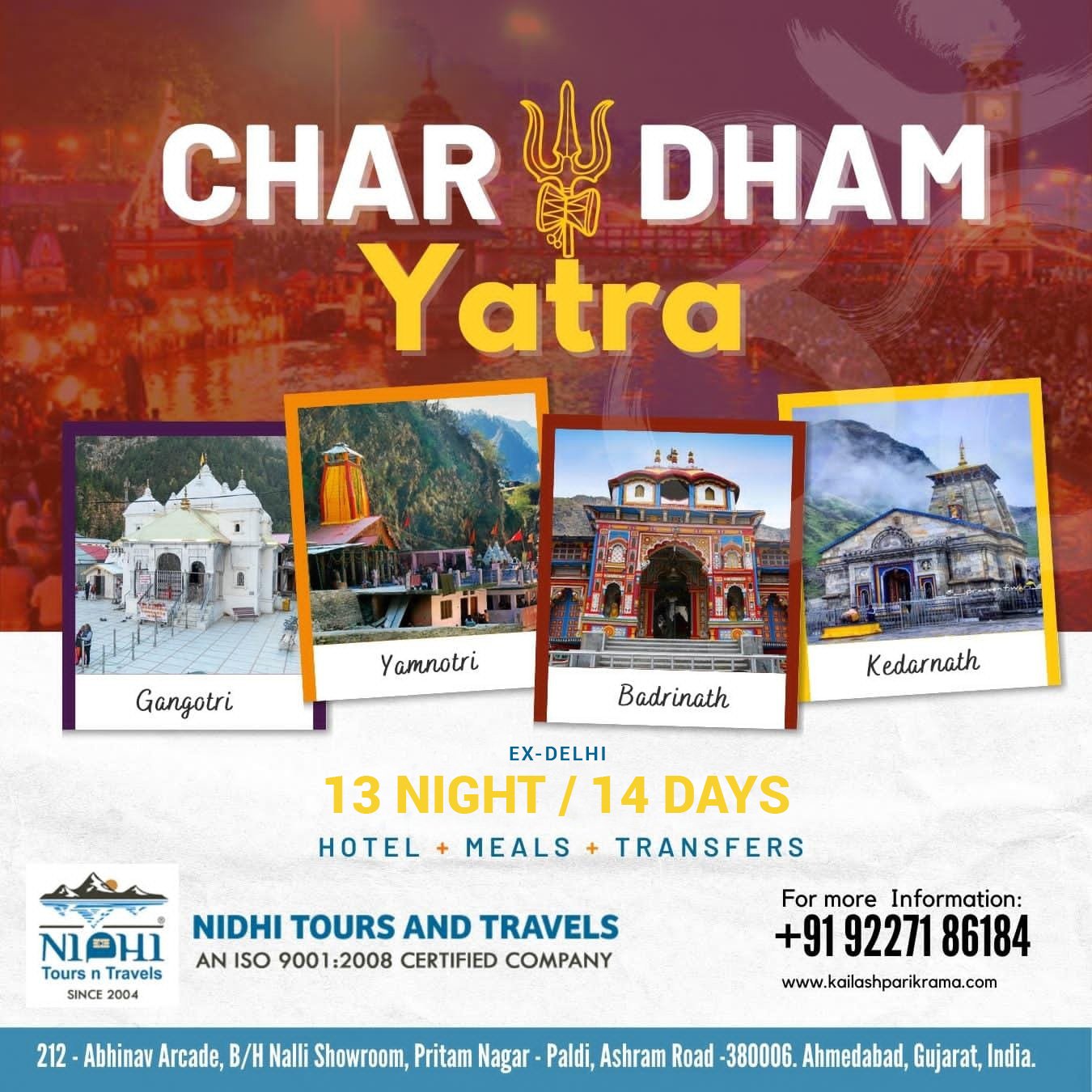 NIR 2025 chardham by road